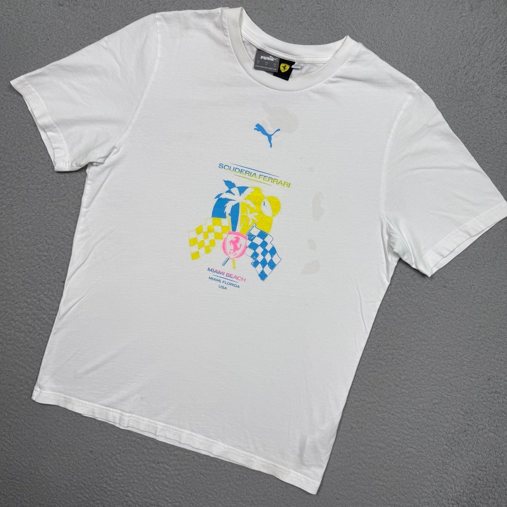 Puma Scuderia Ferrari Miami Beach T-Shirt